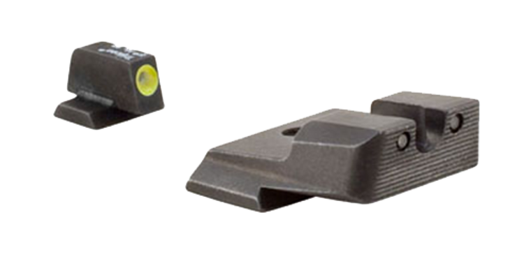 Trijicon 600558 HD Night Sights- Smith & Wesson M&P/ SD9/ SD40Black | Green Tritium Yellow Outline Front Sight Green Tritium Black Outline Rear Sight