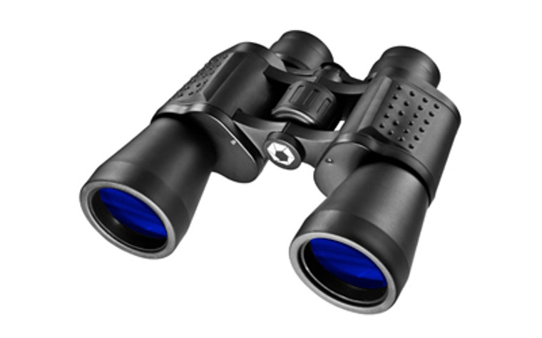 Barska 10x50 X-Trail Binocular Black, Porro Prism, Clam Pack