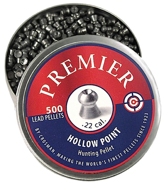 Crosman LHP22 Premier Ultra Magnum 22 Lead Hollow Point 500 Per Tin