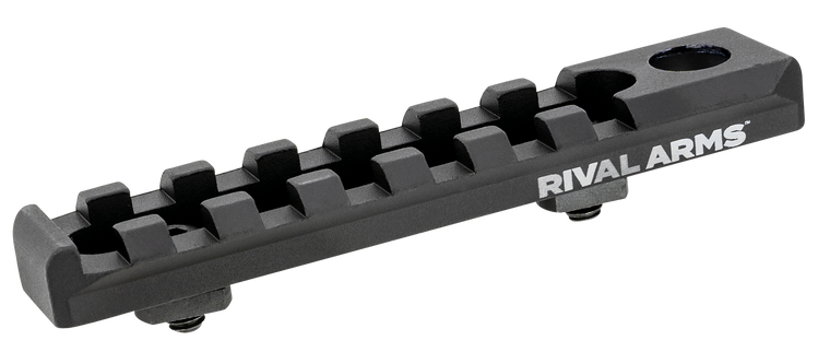 Rival Arms RA92MLQ7A Accessory Mount7-Slot Picatinny Rail with QD Mount for M-Lok Rail Black