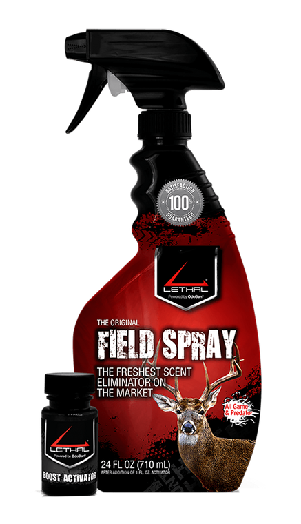 Lethal 97176731ZC Field SprayOdor Eliminator Odorless Scent 32oz Spray