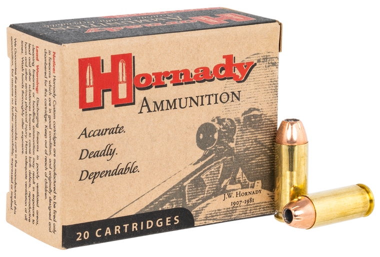 Hornady Custom Ammunition 10mm Auto 180 Grain XTP Jacketed Hollow Point 20RD