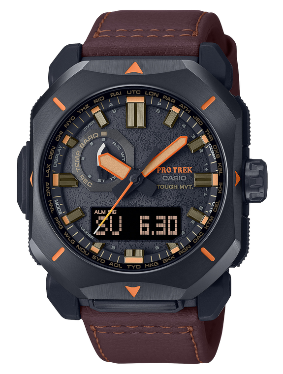 G-shock/vlc Distribution Casio, Gshock Prw6900yl5  Casio Pro Trek Solar        Brn