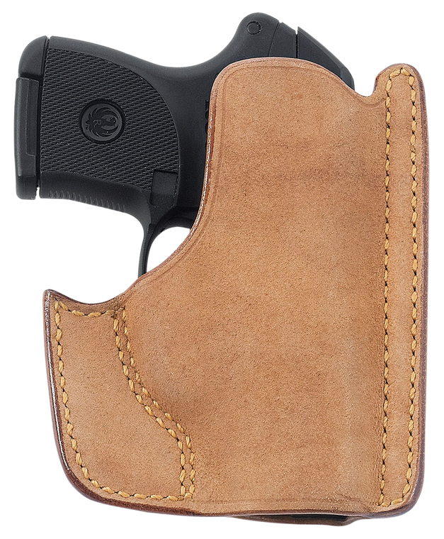 Galco PH652 Front PocketNatural Horsehide Fits Springfield XD-S/Taurus 709 Slim/Ruger Max-9/FN 503 Ambidextrous