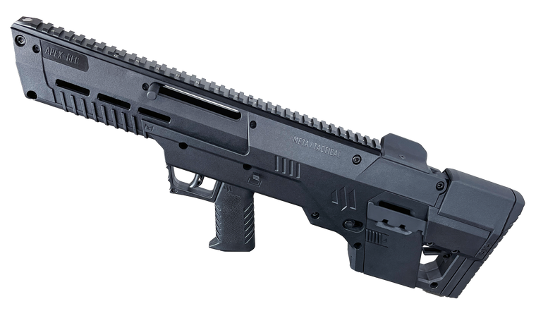 Meta Tactical Llc APEX2021BK21 Apex Carbine Conversion Kit 16" 45 ACP, Black, Polymer Bullpup Chassis with Adj. Stock, M-Lok Handguard, AR Style Pistol Grip, Muzzle Device, Fits Glock 21 Gen 3-4/SF