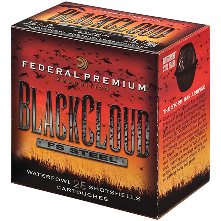 FED BLACK CLOUD FS STEEL 12GA 3.5 #BBB 25/10