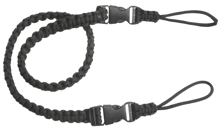 Outdoor Connection PCBS80575 Bino-Strap0.63" W x 32.50" L Black Paracord