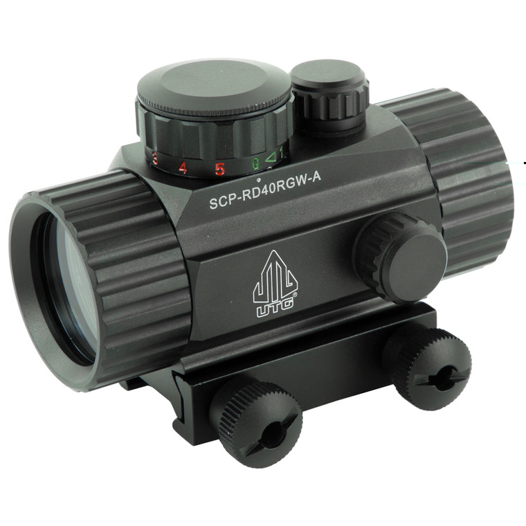 Leapers Inc. UTG 3.8 in. R/G Dot Sight w/Integral Mount Utg Scp-Rd40Rgw-A 3.8" Ita Cqb Dot