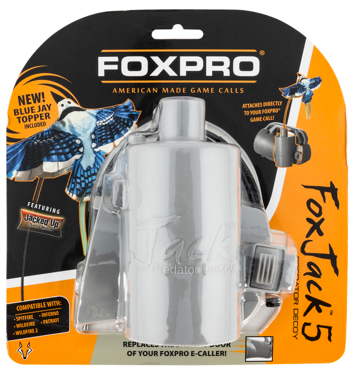 Foxpro FOXJOCK5 FoxJack 5Blue Jay Species Gray Compatible With FoxPro Inferno/Patriot/Spitfire/Wildfire 1 & 2