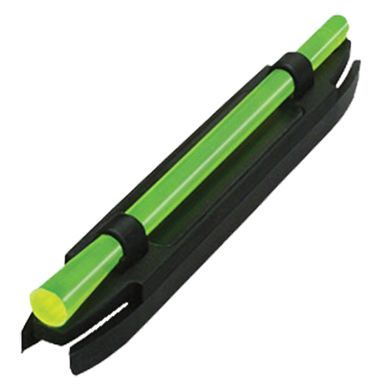 HIVIZ Magnetic Base Front Sight Shotgun with .218" to .328" Vent Rib Fiber Optic Green