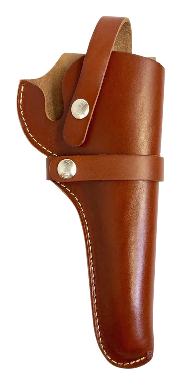 Hunter Company 1100-14 BeltOWB Size 14 Chestnut Tan Leather Belt Loop Fits DA Revolver Fits 5.50-6" Barrel Right Hand Compatible w/ Hunter Buscadero/Straight Cartridge Belts