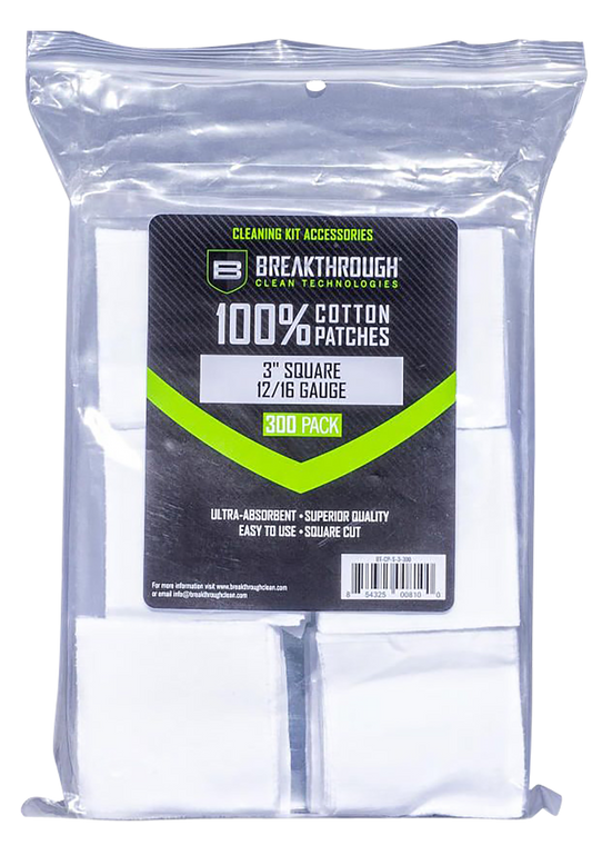 Breakthrough Clean BTCPS3300 Square Patches 12-16 Gauge 300 pieces