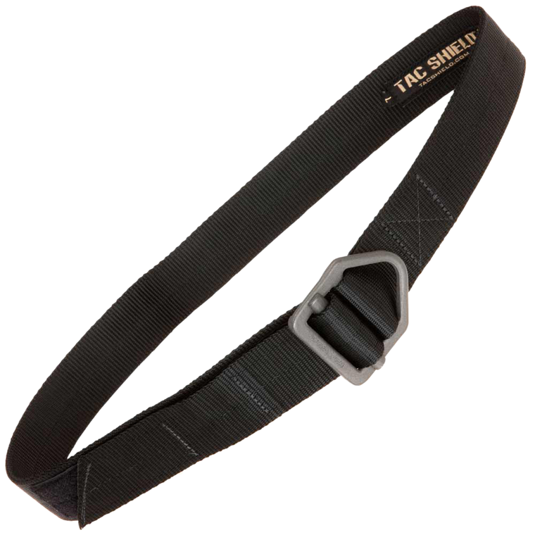 Tacshield T32LGBK Tactical Riggers Belt 38"-42" Double Wall Webbing Black Large 1.75" Wide"" 