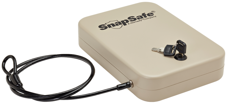 SnapSafe 752102325 SnapSafe Lock Box XL Key Entry Flat Dark Earth Steel