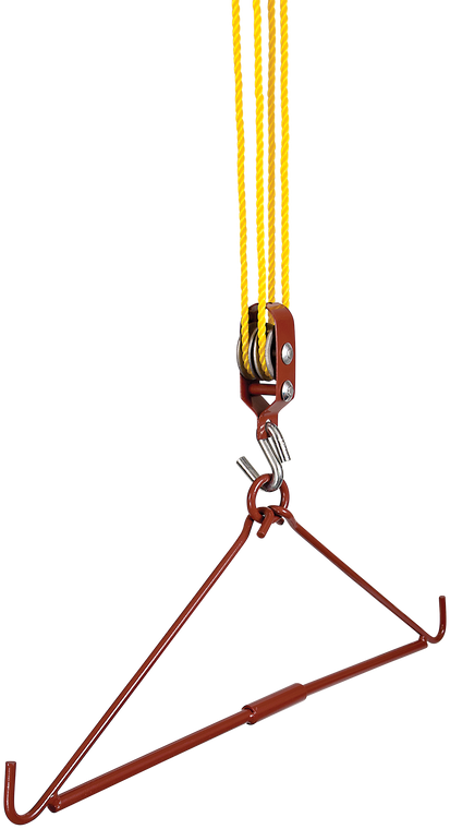 Allen 181 Takedown Gambrel & Hoist Kit Red Steel