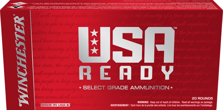 Winchester Ammo RED65PRC USA Ready6.5 PRC 140 gr 3010 fps Open Tip 20 Bx/10 Cs