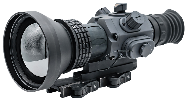 Armasight TAVT66WN7CONT102 Contractor 640 Thermal Rifle Scope Black Hardcoat Anodized 4.8-19.2x 75mm Multi Reticle 640x480, 60Hz Resolution Zoom 1x-4x