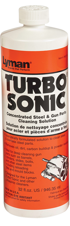 Lyman 7631715 Turbo Sonic Gun Parts Cleaning Solution Against Grease, Dust, Oil 32 oz Bottle