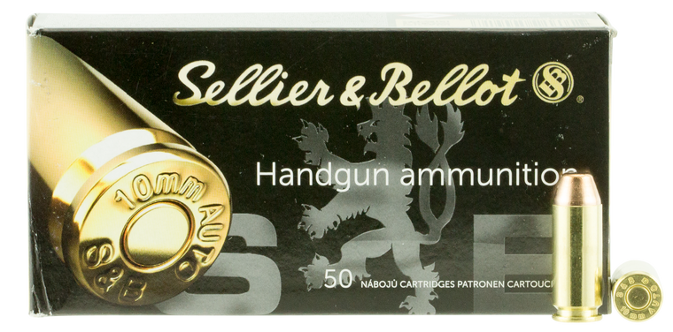 Sellier & Bellot Ammunition 10mm Auto 180 Grain Full Metal Jacket