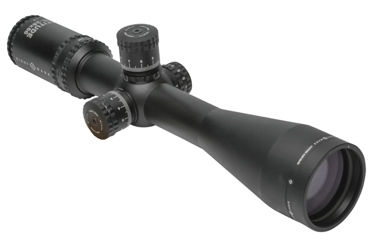 Sightmark 6.5-25x56 Latitude 34mm Rifle Scope Matte, Illuminated F-Class, Side Focus, Target Knobs