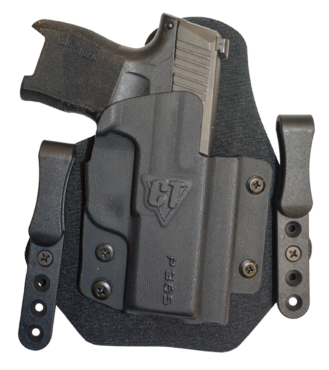 Comp-Tac C916GL297RBSN Sport-TACIWB Black Kydex/Nylon Belt Clip Fits Glock 26 Gen5 Right Hand