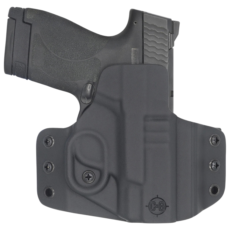 C&G Holsters 0524100 CovertOWB Black Kydex Belt Loop Fits M&P Shield 9/40 3.1"