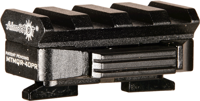 AimShot MTMQR40PR M-LOK AdapterPicatinny Rail 1.50" Black Hardcoat Anodized Aluminum Quick Release