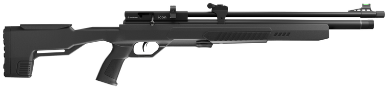 Crosman CPI77S Icon Air Rifle PCP 177 12+1 Shot Black Black Receiver Black Fixed All Weather Stock