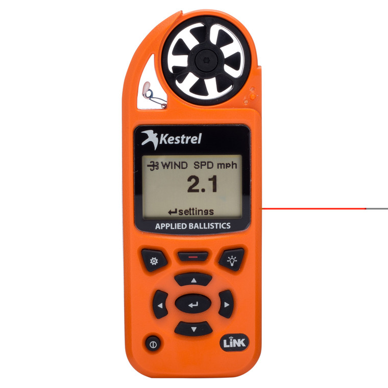 Kestrel 5700 Elite Weather Meter with Applied Ballistics Blaze Orange, LiNK