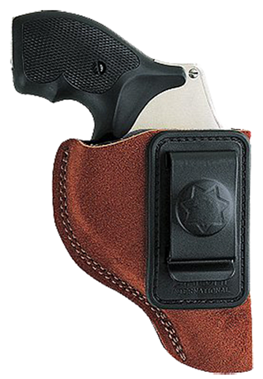 Bianchi 10380 6CIWB Tan Leather Belt Clip Fits 2" Barrels/Ruger/Colt Charter Arms Right Hand