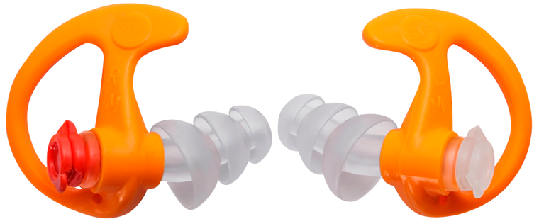 SureFire EP4ORMPR EP4 Sonic Defenders Plus Polymer 24 dB Flanged Orange Medium Adult 1 Pair