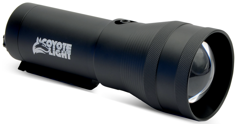 Coyote Light CLPW Coyote Light Pro White LED Light Up to 1300 yds Beam Picatinny Rail Mount Matte Black Aluminum