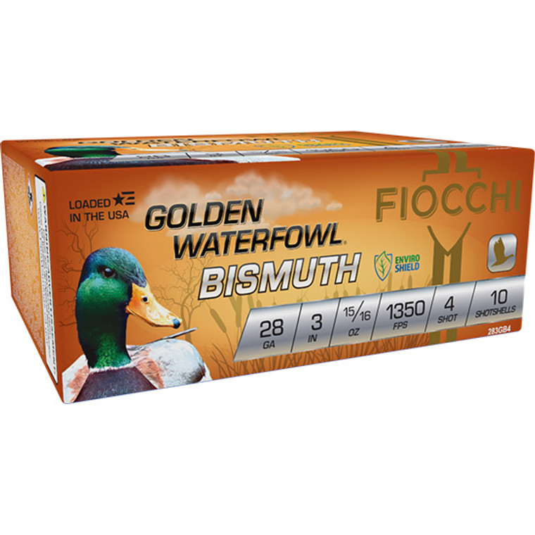 FIO GOLDEN WATERFOWL 28GA 3 #4 BISMUTH 10/10