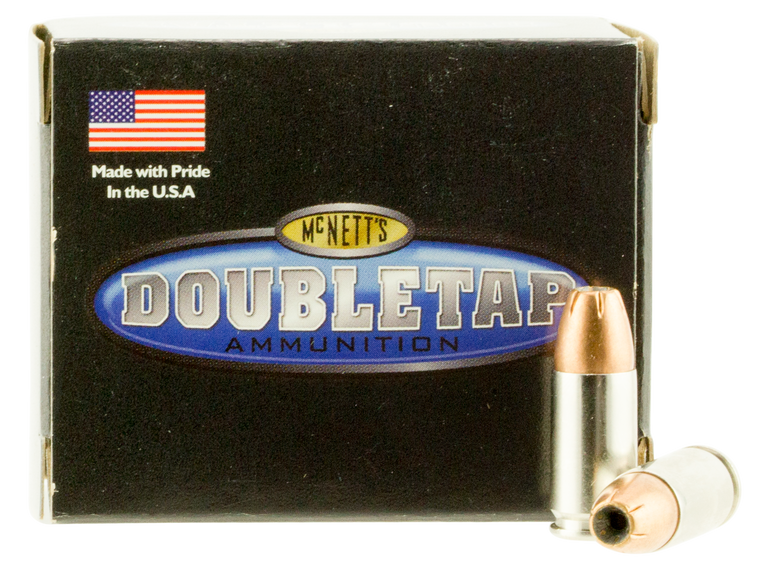 DoubleTap Ammunition 9MM165EQ Defense Home Defense 9mm Luger +P 165 gr Jacketed Hollow Point (JHP) 20 Per Box/ 50 Cs