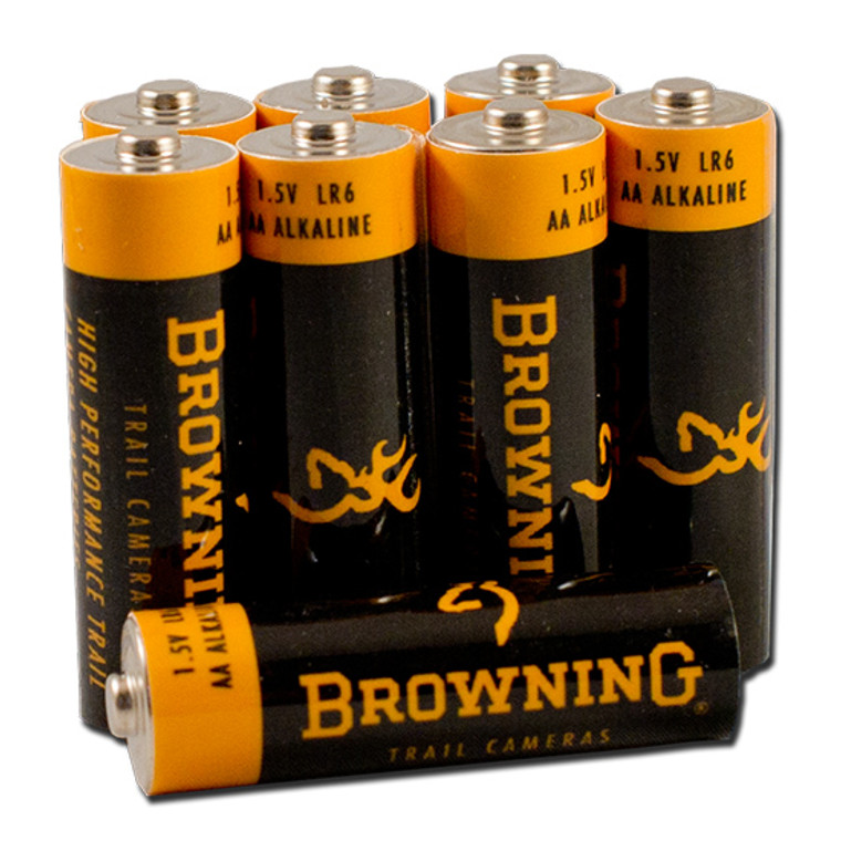 Browning 8 Pack AA Alkaline Batteries 