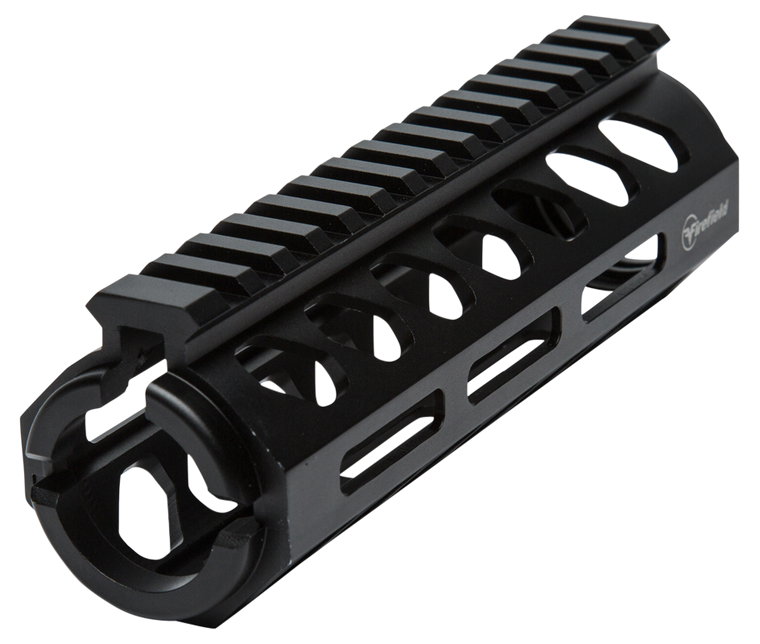 Firefield FF34057 Edge Handguard 6.62" 2-Piece M-LOK, Carbine Style Made of 6061-T6 Aluminum with Black Matte Finish for AR-15