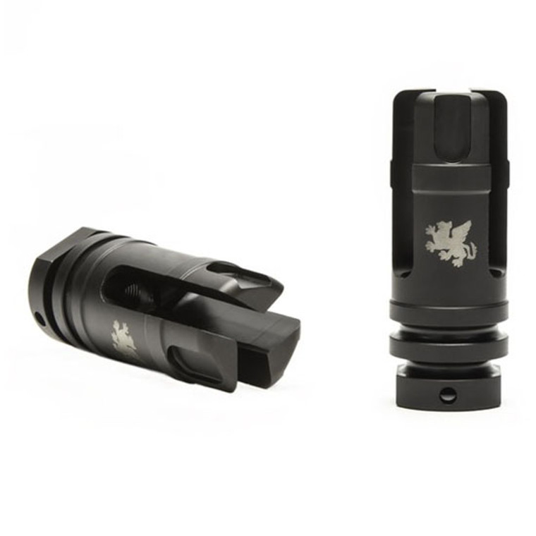 Griffin Armament M4SD 3-Prong Flash Hider Suppressor Adapter 1/2"-28 Thread 5.56mm Stainless Steel Nitride