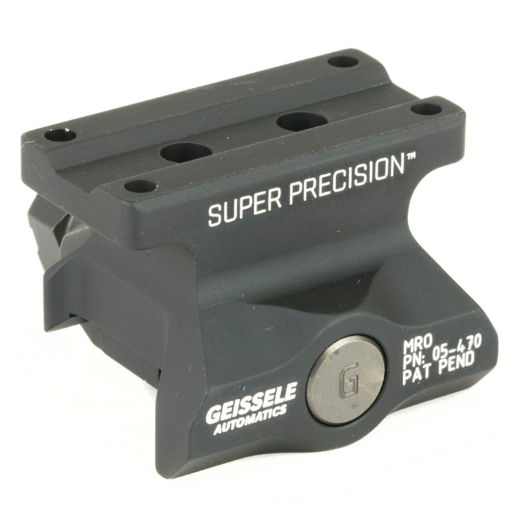 Geissele Super Precision MRO Mount Black, 7075-T6, Lower 1/3 Co-Witness