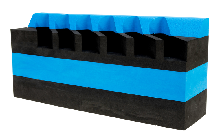 G-Outdoors, Inc. Pistol Cradle, Black & Blue Foam GPS-F600CRN G-Outdoors, Inc. Pistol Cradle, Black & Blue Foam GPS-F600CRN
