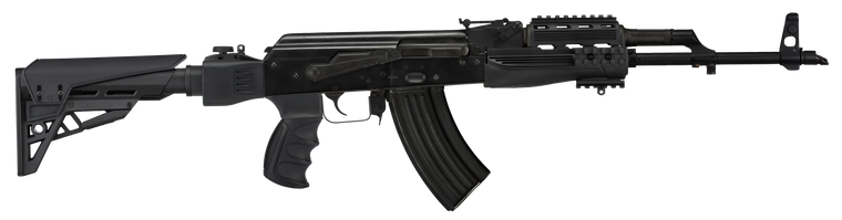 ATI Outdoors B2101250 Strikeforce Stock Package Black Synthetic Adjustable Six Position Side Folding for AK-47