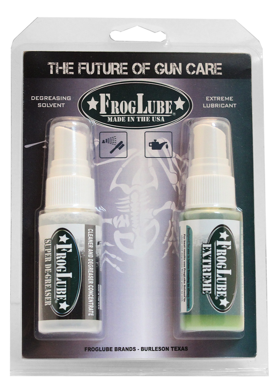 FrogLube 15265 Dual KitCleans, Lubricates, Prevents Rust & Corrosion Removes Oil, Grease, Dirt 2 oz Spray Bottle