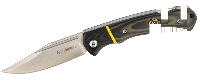 Remington Accessories 15639 Hunter Lock Back Folding Stainless Steel Blade Multi-Color G10 Handle