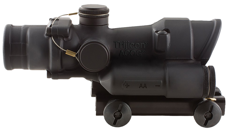 Trijicon 4x32 LED Battery Acog Rifle Scope Matte, 300 BLK Green Crosshair, w/ Picatinny Adapter