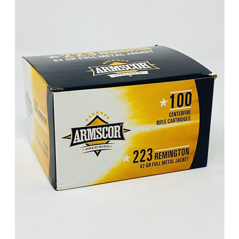 ARMSCOR AMMO 223REM 62GR FMJ 100/12 VALUE PACK