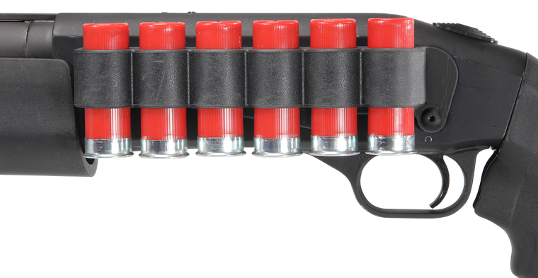 TacStar SideSaddle Shotshell Ammunition Carrier with Raised Picatinny Optic Rail 12 Gauge 6-Round Aluminum with Rubber Shell Carrier TacStar SideSaddle Shotshell Ammunition Carrier with Raised Picatinny Optic Rail 12 Gauge 6-Round Aluminum with Rubber Shell Carrier