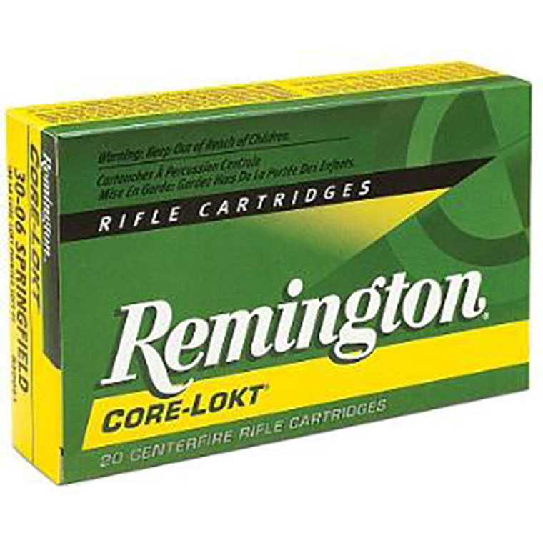 Remington Core-Lokt Ammunition 6mm Remington 100 Grain Pointed Soft Point 20RD