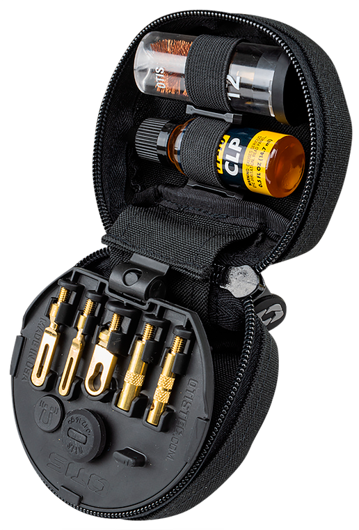 Otis FG753G 3-Gun Competition Cleaning Kit Multi-Caliber 12 Gauge Firearm Type Universal Bronze Bristle