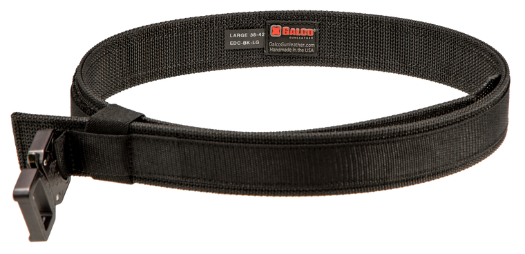 Galco EDCBKLG Everyday CarryBlack Nylon 38"-42" 1.50" Wide Buckle Closure