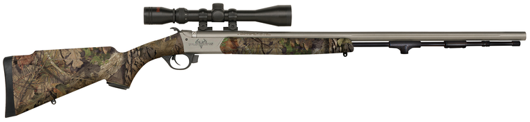 Traditions R5741104416 Pursuit XT 50 Cal 209 Primer 26" Stainless Cerakote Mossy Oak Break-Up Country Synthetic Stock 3-9x40 Scope