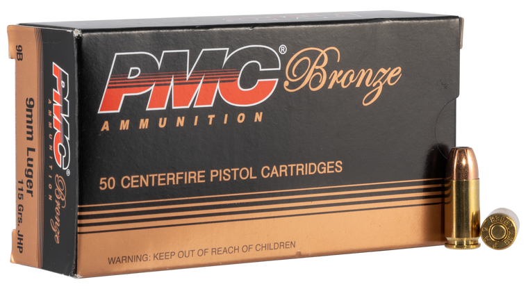 Pmc Brnz 9mm 115gr Jhp 50/1000